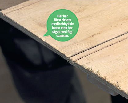 Såga plywood Såga plywood